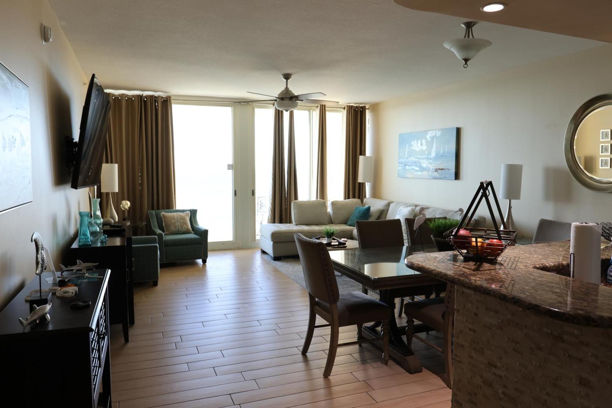 Aqua 1504 Beachfront Condo With Free Beach Chairs بنما سيتي بيتش المظهر الخارجي الصورة